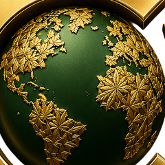 iCannaWorld globe mark